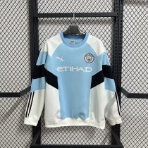 Manchester city  Hoodie Blue Jacket  Tracksuit  1:1 Quality Soccer Jersey  25-26