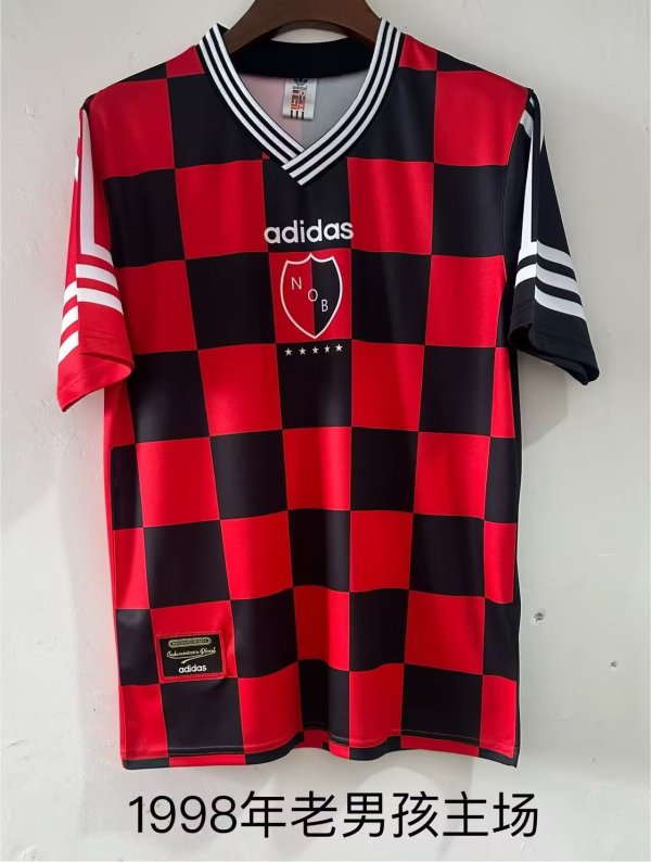 Retro Newell's Old Boys Home  1:1 Quality Soccer Jersey 1998