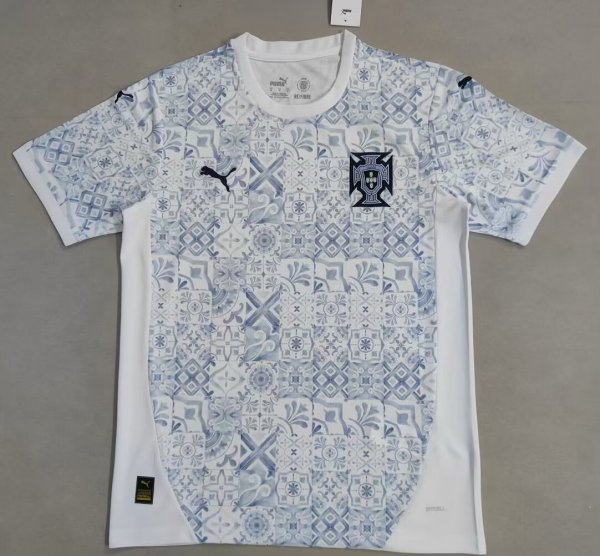 Portugal  Training White Fans 1:1 Quality Soccer Jersey  26-27  (2026)