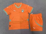 Ivory Coast Home Fans Sets  1:1 Quality Soccer Jersey   24-25
