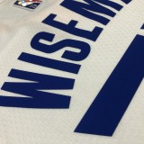 Golden State Warriors White V-Neck #33 WISEMAN1:1 Quality NBA Season Jerseys  75 Year