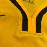 Golden State Warriors Yellow V-Neck Reward Edition #35 DURANT 1:1 Quality NBA Season Jerseys  2018