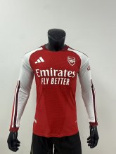 Arsenal  Home Long Sleeve  Player 1:1 Quality Soccer Jersey   26-27
