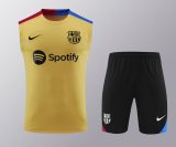 Barcelona Training clothing Vest set 1:1 Quality Soccer Jersey    24-25