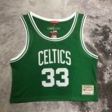 RETRO Boston Celtics WOMEN  Green #33 BIRD  1:1 Quality NBA Jerseys