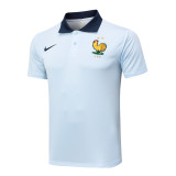 France Polo Fans Blue 1:1 Quality Soccer Jersey  24-25