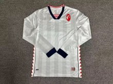 Bari Special Edition White Long sleeve Fans  1:1 Quality Soccer Jersey   24-25