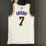 Los Angeles Lakers  75 Year  White #7 ANTHONY  1:1 Quality NBA Season Jerseys 2022