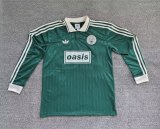 Adidas Clover Long Sleeve T-shirt  Green Fans 1:1 Quality Soccer Jersey  25-26