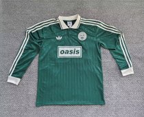 Adidas Clover Long Sleeve T-shirt  Green Fans 1:1 Quality Soccer Jersey  25-26