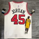 Chicago Bulls White #45 JORDAN 1:1 Quality NBA  Season Jerseys