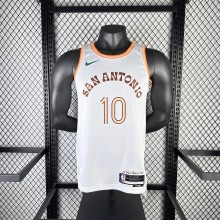 San Antonio Spurs City Edition White #10 SOCHAN 1:1 Quality NBA  Season Jerseys 2024