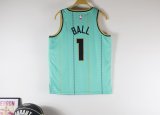 Charlotte Hornets Kids  Green #1 BALL  1:1 Quality NBA Jerseys