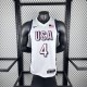 Golden State Warriors USA   white #4 GREEN  1:1 Quality NBA Season Jerseys 2024 Olympic Games