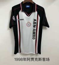 Retro Ajax away 1:1 Quality Soccer Jersey  1998