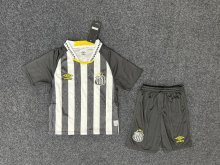 Santos kids  Home Fans  1:1 Quality Soccer Jersey   25-26