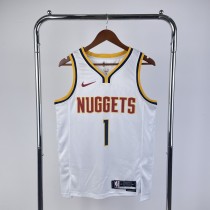 Denver Nuggets White #1 PORTER JR. 1:1 Quality NBA  Season Jerseys 2023