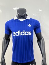Adidas Clover Oasis  POLO  T-shirt  Blue 1:1 Quality Soccer Jersey  25-26