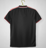 Retro Manchester united away blaCK 1:1 Quality Soccer Jersey   1998
