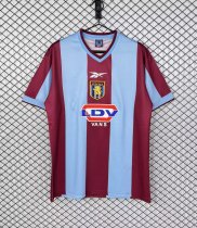 Retro Aston Villa Home 1:1 Quality Soccer Jersey  1999-2000