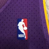 Los Angeles Lakers Kobe  #8 BRYANT Purple V-neck  NBA Jerseys  2000-2001