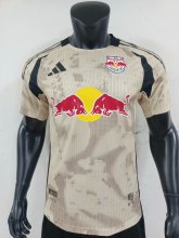 New York Red Bulls home  player  1:1 Quality Soccer Jersey   25-26