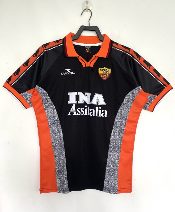 Retro Roma Third Away 1:1 Quality Soccer Jersey  1998-1999