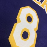 Los Angeles Lakers  Kobe  #8 BRYANT  Purple V-neck NBA Jerseys