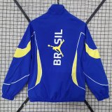 Brazil Windbreaker Blue 1:1 Quality Soccer Jersey  26-27 （2026）