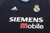 Retro Real Madrid Away Kids Fans 1:1 Quality Soccer Jersey  2003-2004