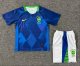 Brazil Away Kids   Fans 1:1 Quality Soccer Jersey  26-27 (2026)
