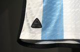 Argentina Home   Player  3 Stars  1:1 Quality Soccer Jersey  2022