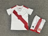 Peru Home Kids Fans 1:1 Quality Soccer Jersey  26-27 (2026)