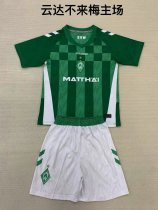 SV Werder Bremen home kids  1:1 Quality Soccer Jersey   24-25