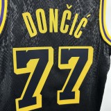 Los Angeles Lakers kids  snake's skin #77 DBNCIC NBA Jerseys  2023