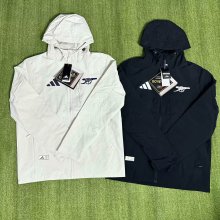 Arsenal Windbreaker  Interchange Jacket Black  White 1:1 Quality Soccer Jersey  25-26