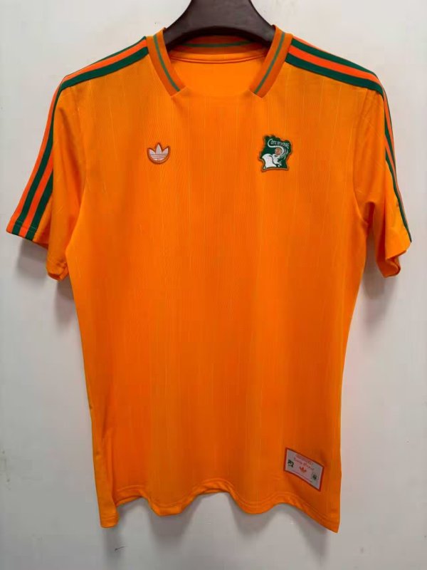 Ivory Coast T-shirt Retro leisure  Orange 1:1 Quality Soccer Jersey 26-27 (2026)
