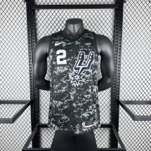 San Antonio Spurs camouflage #2 LEONARD 1:1 Quality NBA  Season Jerseys