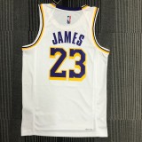 Los Angeles Lakers  75 Year  White #23  JAMES 1:1 Quality NBA Season Jerseys 2022