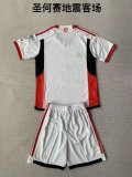 San Jose Earthquakes away kids   1:1 Quality Soccer Jersey   24-25