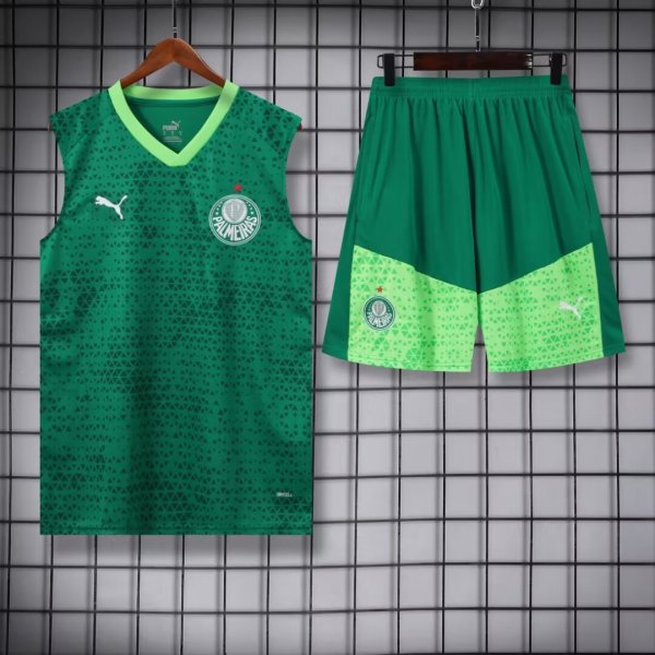 Palmeiras Training clothing Vest  set  1:1 Quality Soccer Jersey    24-25