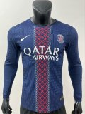 PSG Paris Home Long  Player  1:1 Quality Soccer Jersey  25-26 （不加星）