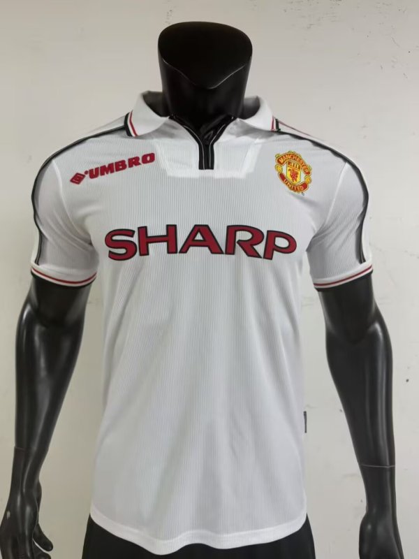 Retro Manchester united  third  away 1:1 Quality Soccer Jersey   1998-1999