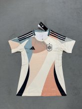Spain Pre match uniform women 1:1 Quality Soccer Jersey 24-25