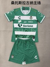 Santos Laguna Home Fans  (Kids and men ) 1:1 Quality Soccer Jersey  25-26