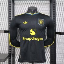 Manchester United  Third Long Sleeve Player 1:1 Quality Soccer Jersey    24-25