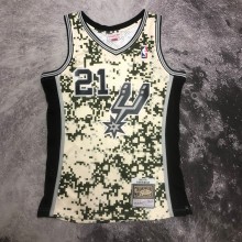 San Antonio Spurs camouflage #21 DUNCAN  1:1 Quality NBA  Season Jerseys 2013-2014