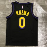 Los Angeles Lakers Latin Black#0 KUZMA  1:1 Quality NBA Season Jerseys