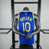 Golden State Warriors  V-neck blue #10  BUTLERID  NBA Jerseys  2023