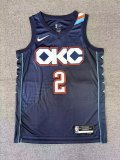 Oklahoma City Thunder  City Edition  bLUE #2 GILGEOUS-ALEXANDER NBA Jerseys  25-26